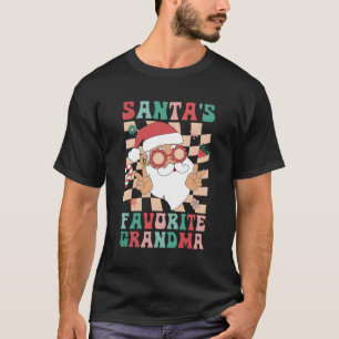 Grandma Granny Santa Claus Merry Py Family T-Shirt