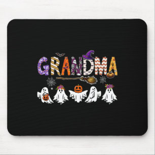 Grandma Halloween Boo Ghost Horror Costume Funny P Mouse Mat