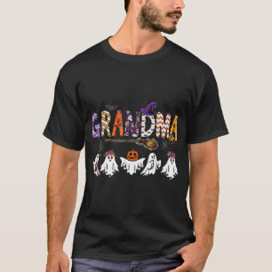 Grandma Halloween Boo Ghost Horror Costume T-Shirt