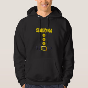Grandma Halloween Dwarf Costume Colour Matching Mo Hoodie