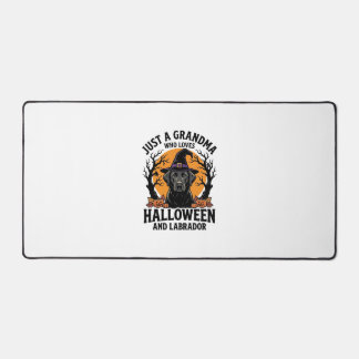 Grandma Halloween Labrador Funny Vintage_1 Desk Mat