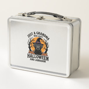 Grandma Halloween Labrador Funny Vintage_1 Metal Lunch Box