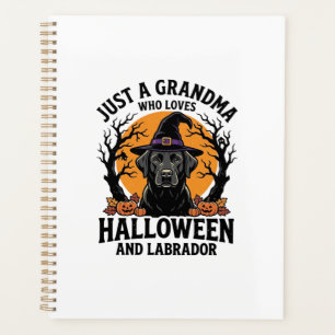 Grandma Halloween Labrador Funny Vintage_1 Planner
