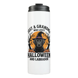 Grandma Halloween Labrador Funny Vintage_1 Thermal Tumbler