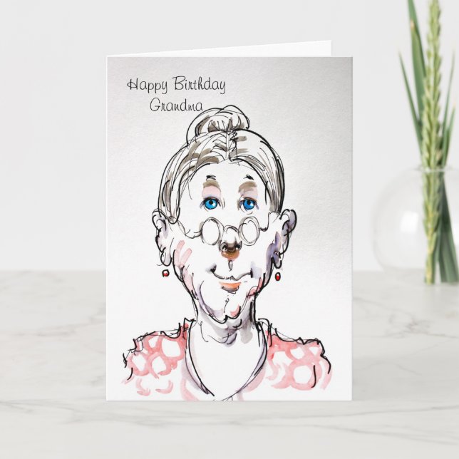Grandma Happy Birthday Card (Front)