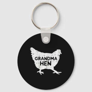 Grandma Hen Chicken Mothers Day Farm Farmer Nana M Key Ring