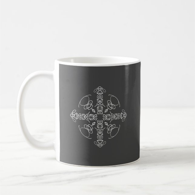 Grandma Hidden Word  Coffee Mug (Left)