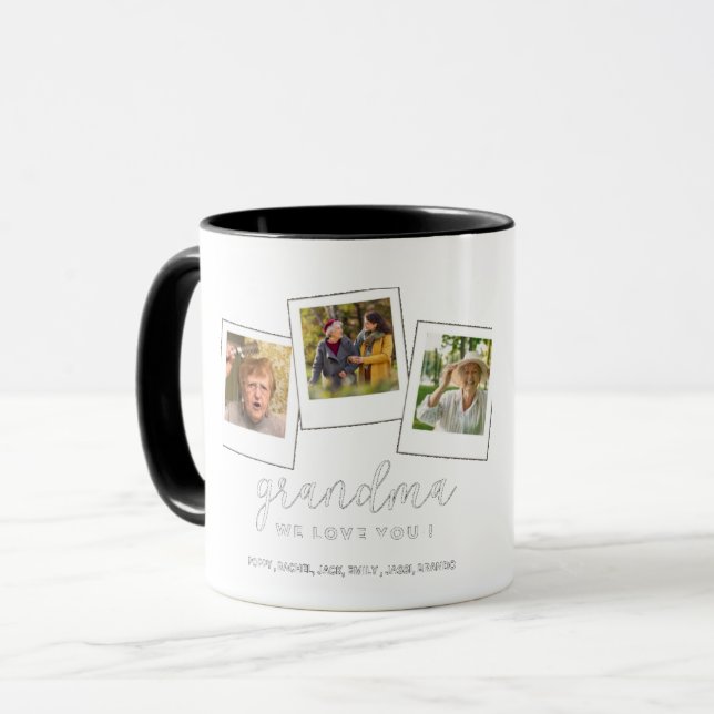Grandma I Love You Mug - Gift from Grandchildren (Front Left)