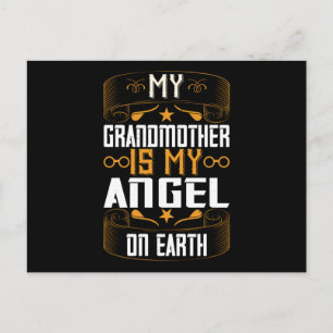 Grandma - Is My Angel On Earth Postcard