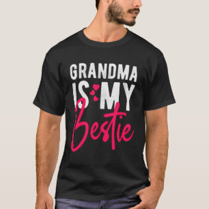 Grandma Is My Bestie Squad Best Friend With Hearts T-Shirt