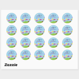 Grandma is My Name. Spoiling is My Game. Classic Round Sticker