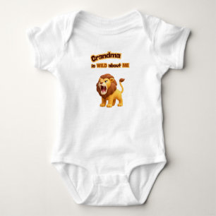 Grandma is WILD about ME Baby Bodysuit