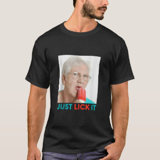 Grandma Just Lick It Grandma Licks Ice Cream Meme T-Shirt