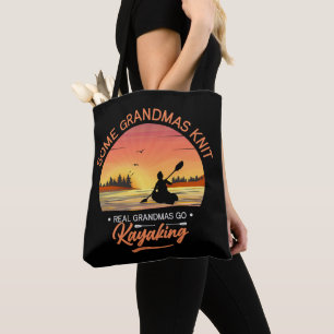 Grandma Kayaking Tote Bag