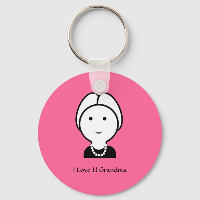 Grandma Keychain (Personalise) (Front)