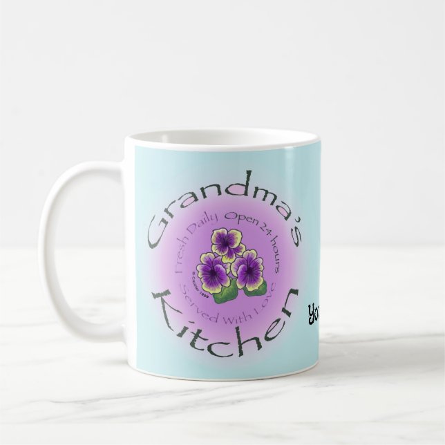 Grandma Kitchen mug (Left)