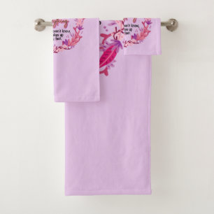 Grandma Knows Everything Bath Towel Set