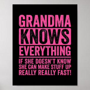 Grandma Knows Everything  Poster