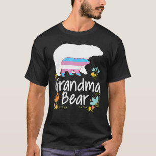 Grandma Lgbt Bear Transgender Rainbow Lgbt Gay Les T-Shirt