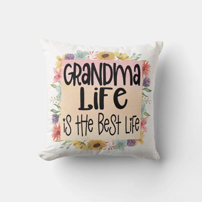 Grandma Life is the Best Life Cushion (Front)