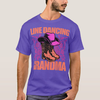 Grandma Line Dancing Quote Dancer Pun Tet Design  T-Shirt