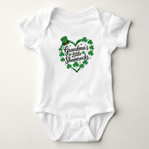 Grandma Little Shamrock  Baby Bodysuit