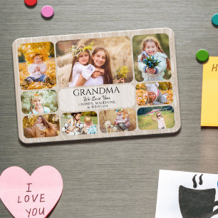 Grandma Love You Grandchildren Photo Magnet