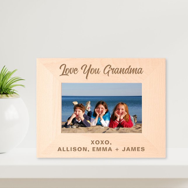 Grandma Love You Photo Etched Frames (Creator Uploaded)