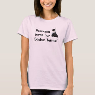 Grandma Loves Her Boston Terrier T-Shirt