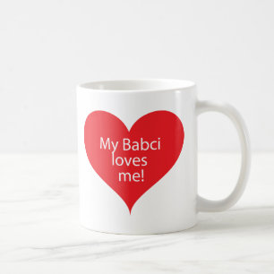 Grandma Loves Me Babci Coffee Mug