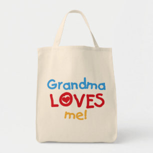 Grandma Loves Me T-shirts and Gifts Tote Bag