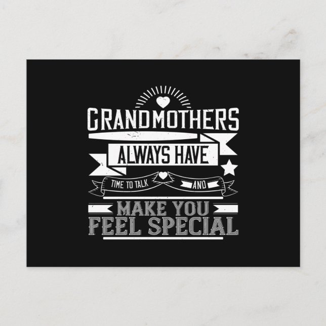 Grandma - Make You Feel Special Postcard (Front)