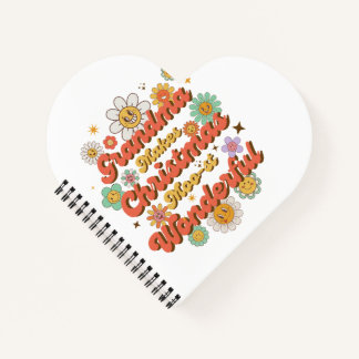 Grandma Makes Christmas Moo-st Wonderful Notebook