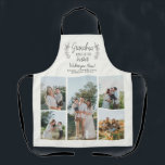 Grandma makes the food tastier photo collage cute apron<br><div class="desc">Create your own custom family and grandchildren photo collage kitchen apron with modern,  editable typography and a quote stating,  "Grandma makes the food tastier."               Surprise your grandma with this keepsake gift on Grandparents Day,  her birthday,  Christmas,  or any other occasion!</div>