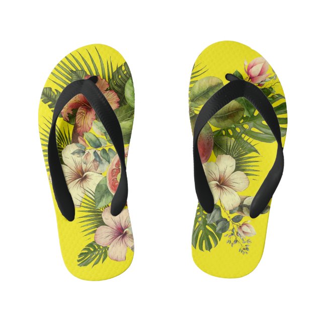 Grandma Manuela's Guavas Kid's Flip Flops (Footbed)