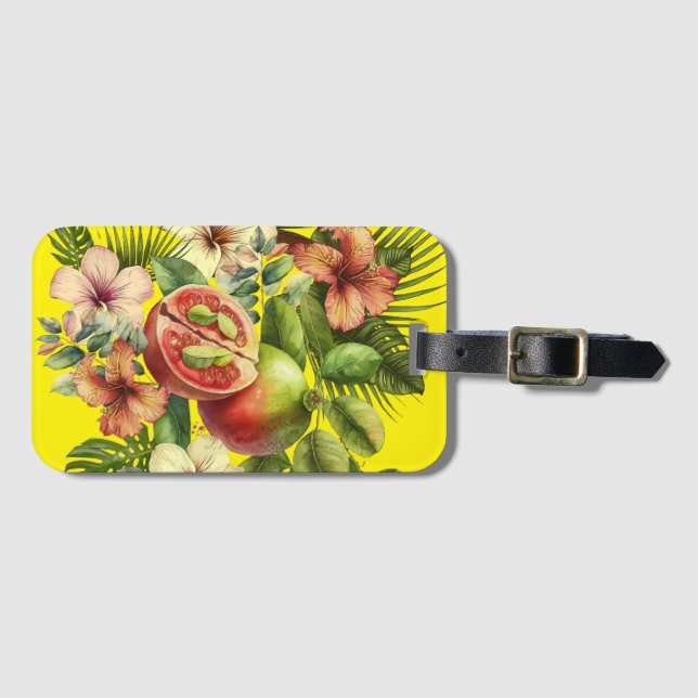 Grandma Manuela's Guavas Luggage Tag (Front Horizontal)