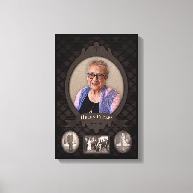 grandma memorial canvas print (Front)