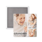 Grandma Memorial Modern Geometric Photo Collage