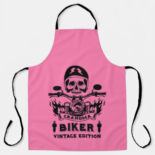 Grandma Motorbike Rider Apron