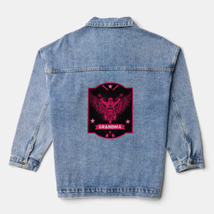 Grandma Motorbike Rider Denim Jacket