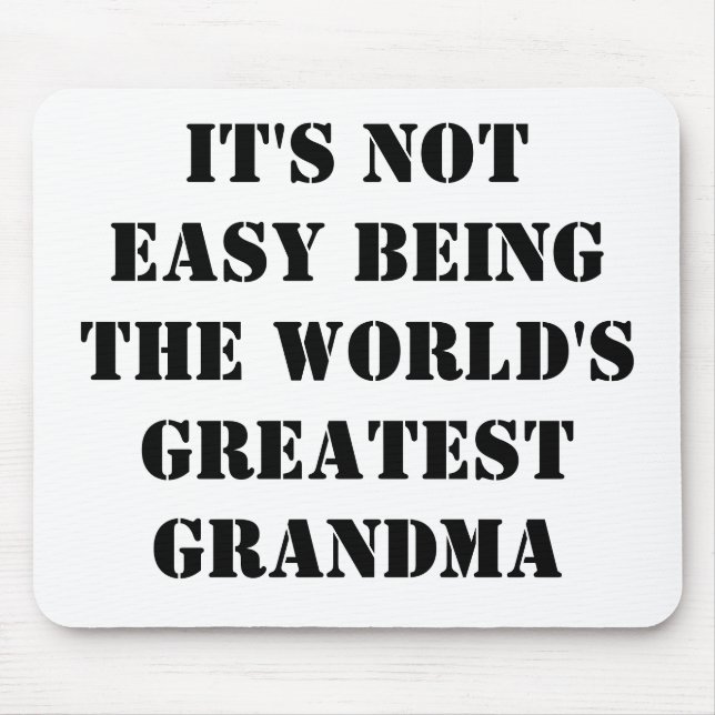 Grandma Mouse Mat (Front)