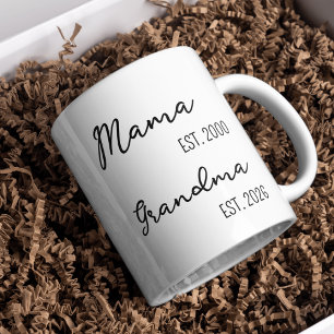 Grandma Mug, Custom Matching Mug for Grandparents