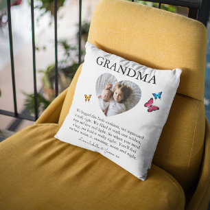 Grandma/Nanny Cute Heart Photo Cushion