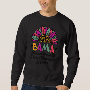 Grandma Nurturer Protector Bama Mothers Day Nana M Sweatshirt