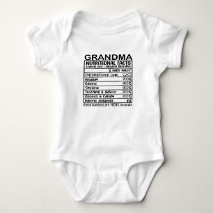 grandma nutrition facts baby bodysuit