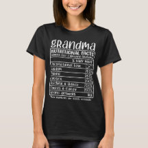 Grandma, Nutritional Facts, Funny Grandma Gift