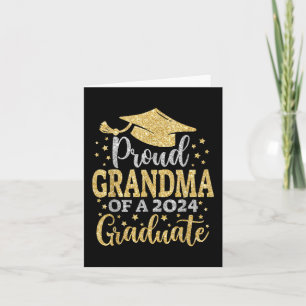 Grandma Of A 2024 Graduate Cl Of 2024 Graduation Card