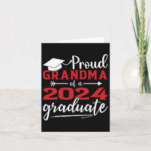 Grandma Of A Cl Of 2024 Graduate Funny Graduation  Card
