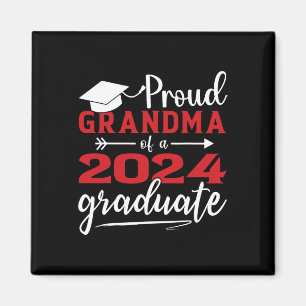 Grandma Of A Cl Of 2024 Graduate Funny Graduation Magnet