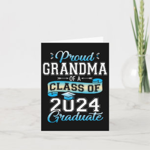 Grandma Of A Cl Of 2024 Graduate Funny Senior 2024 Card